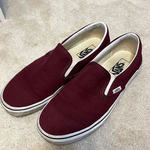 Maroon Vans